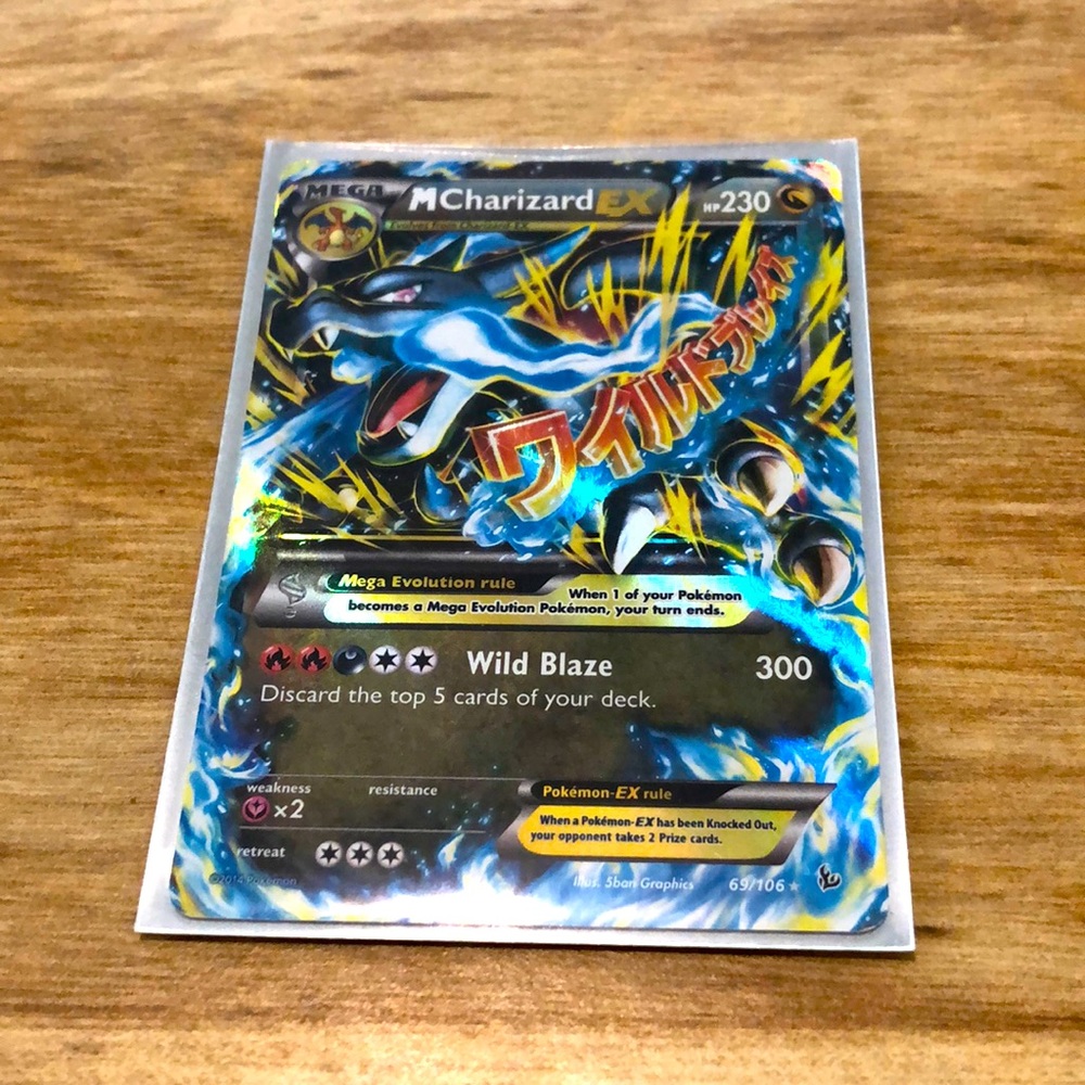 🟢 Pokémon XY Flashfire Mega M Charizard EX Holo